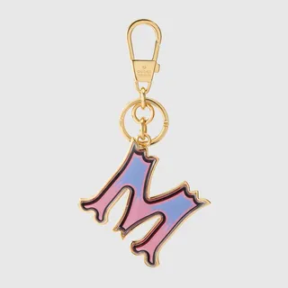 Letter M Plexiglas keychain