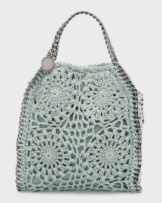 Tiny Crochet Cotton Tote Bag