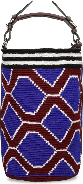 Wayuu hexagon maxi cotton bag