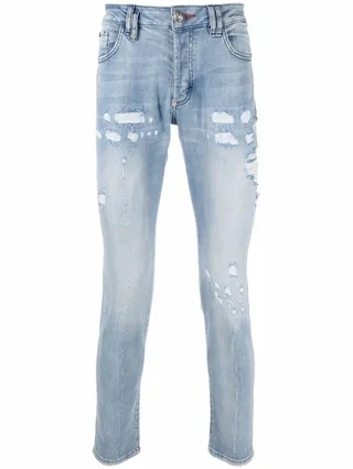 Mid-Rise Skinny Jeans