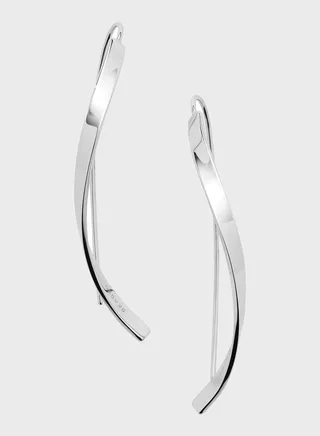 Twist Line Drop Earrings