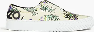K-Skate floral-print canvas slip-on sneakers