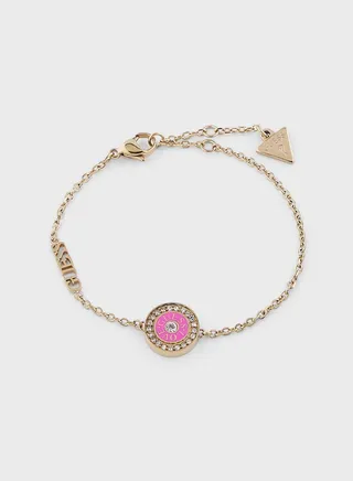 Round Detailed Chain Bracelet