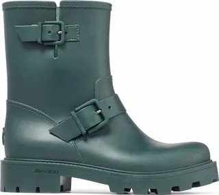 Yael flat biodegradable rubber rain boots