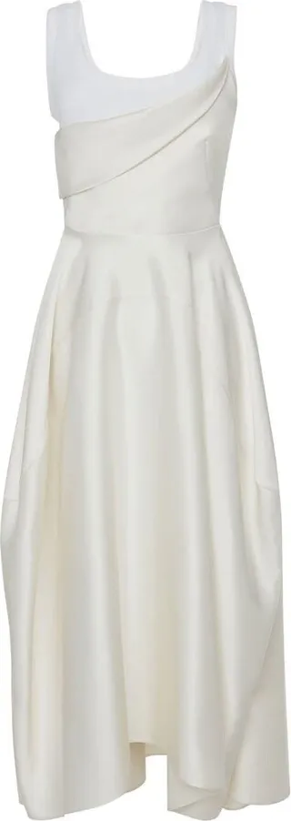 Sleeveless Pleated Maxi Dress