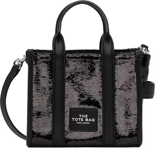 Marc Jacobs Black 'The Sequin' Micro Tote