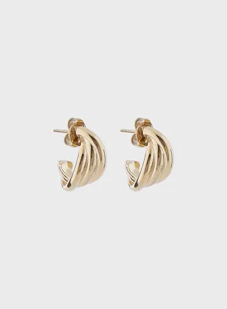 Metal Cuff Earring Set