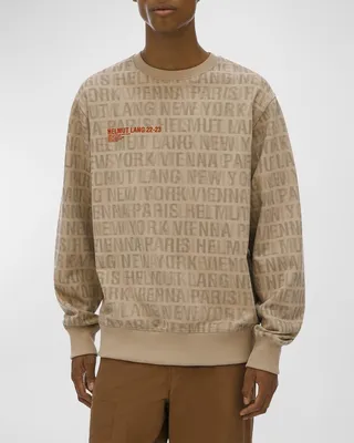 Men's Repeat-Logo Crew Sweatshirt