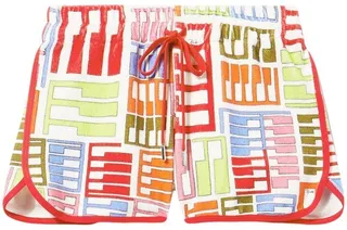 Geometrico drawstring shorts