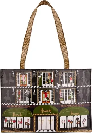 Harrods Harrods Elevators Shoulder Tote Bag