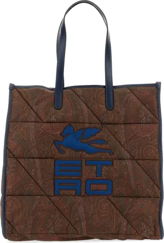 Logo Embroidery Shoulder Bag