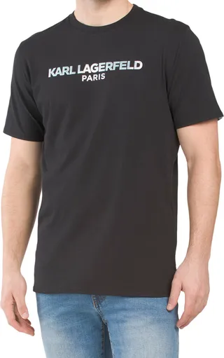 Foil Print Logo Crew Neck T-shirt