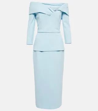 Tinsley off-shoulder midi dress