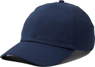 Vineyard Vines Perforated OTG Baseball Hat (Vineyard Navy) Baseball Caps