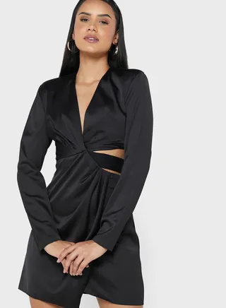 Cut Out Detail Dress