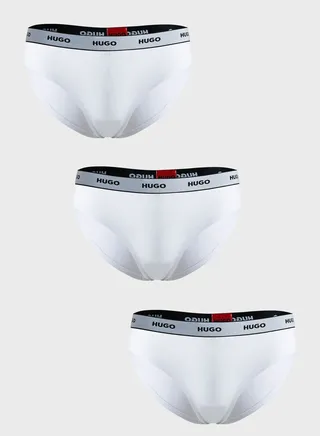 3 Pack Logo Band Brief Set