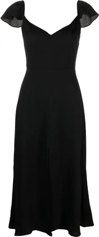 Black Baxley Midi Dress