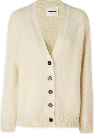 Jil Sander Buttoned V-Neck Cardigan