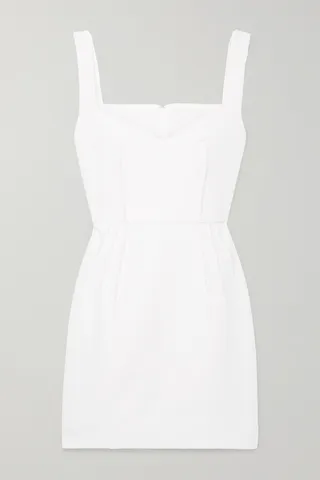 Emilia Wickstead - Judita Cloqué Mini Dress - White