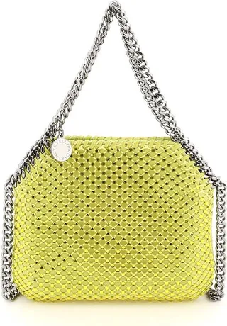 Mini Bag Falabella In Mesh & Crystals