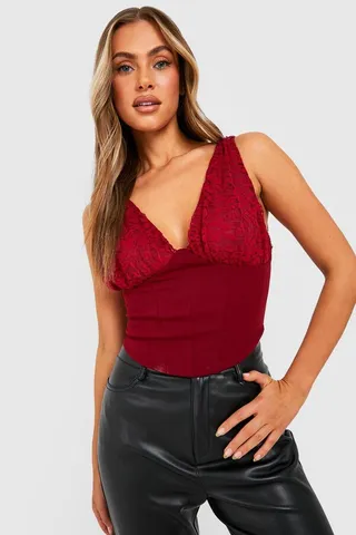 Lace Cup Corset Top