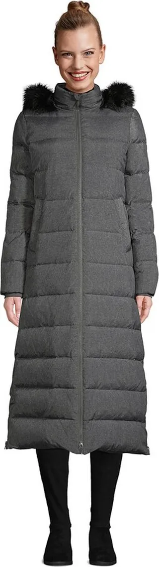 Lands' End Women's Tall Down Maxi Winter Coat - Small Tall - Black