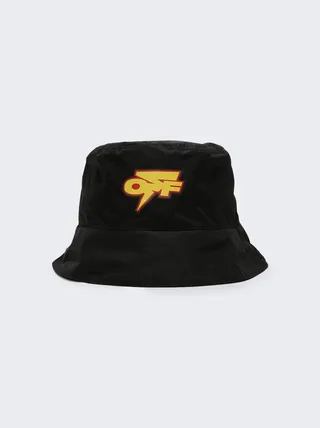 Thunder Bucket Hat Black And Yellow