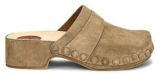 Chloe Joy Clogs in Taupe