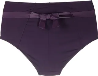 Satin Bow High-Waist Bottoms