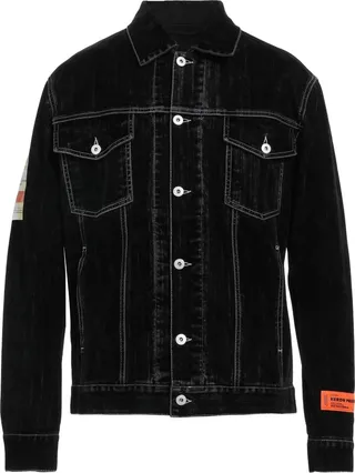 Denim Outerwear Black