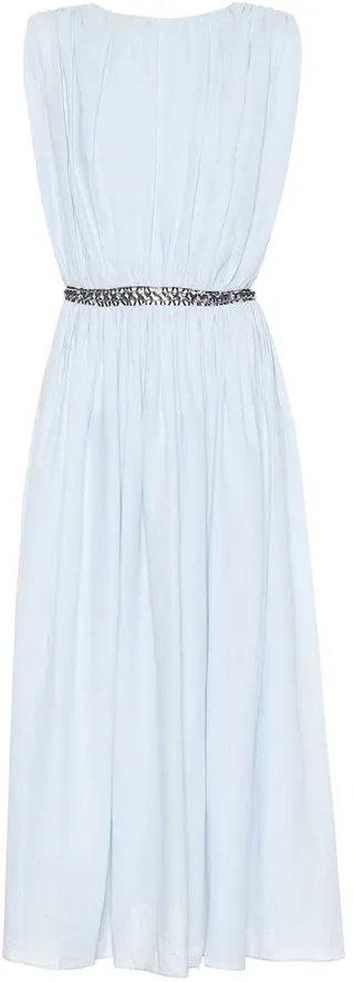 Cristina linen midi dress