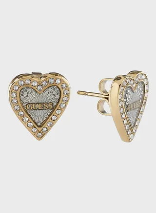 Heart Stud Earrings