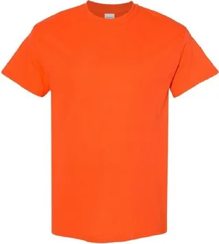 Gildan Mens Heavy Cotton Short Sleeve T-Shirt - Orange