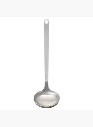 Stainless Steel Ladle, W 7.5 x D 20 x H 25.5 cm, S, Silver
