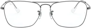 Unisex Caravan 58mm Double Bridge Optical Glasses