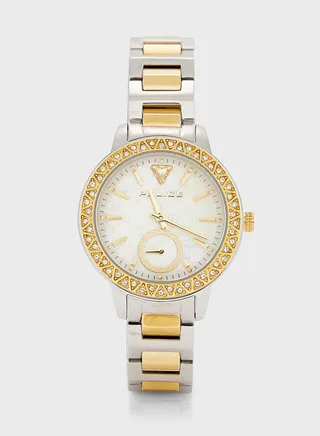 Donan Steel Strap Analog Watch