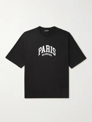 Printed Cotton-Jersey T-Shirt