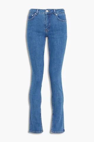 Mid-rise skinny jeans