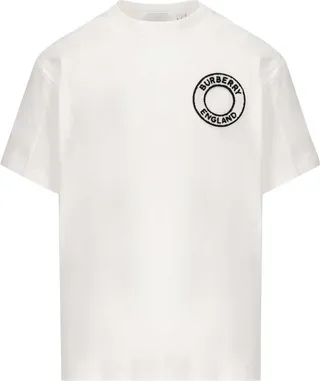 Burberry Logo Detailed Crewneck T-Shirt