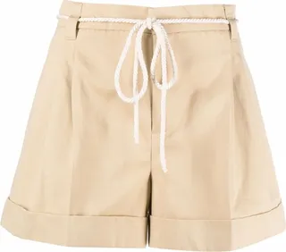 Tied-Waist Shorts