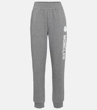 Logo cotton-blend sweatpants