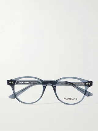 Round-Frame Acetate Optical Glasses