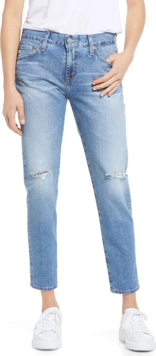 Ex-Boyfriend Distressed Slim Fit Jeans