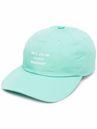 Slogan Embroidered Cap