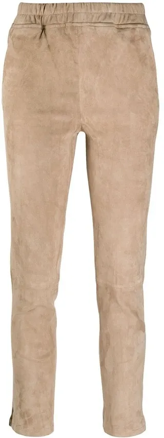 Slim-Fit Pull-On Trousers