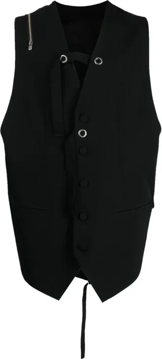Eyelet-Detail Waistcoat