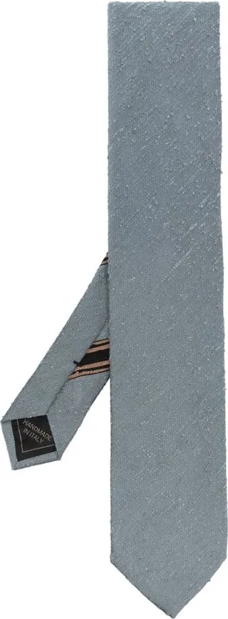 Textured-Finish Silk Tie