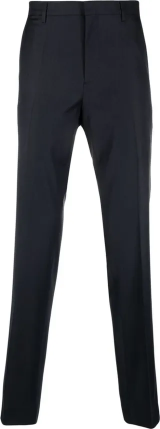 Straight-Leg Tailored Trousers