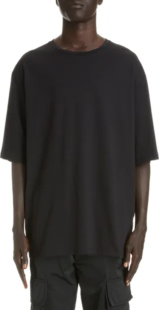 Oversize Cotton Logo Graphic Tee