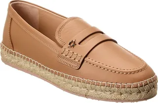 Gianvito Rossi Lido Leather Espadrille